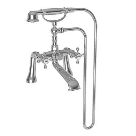 Newport Brass Exposed Tub and Hand Shower Set, 2, Deck, Polished Chrome 933-26